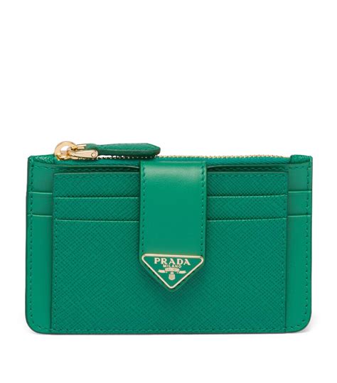 green prada crad holder|prada card holder wallet.